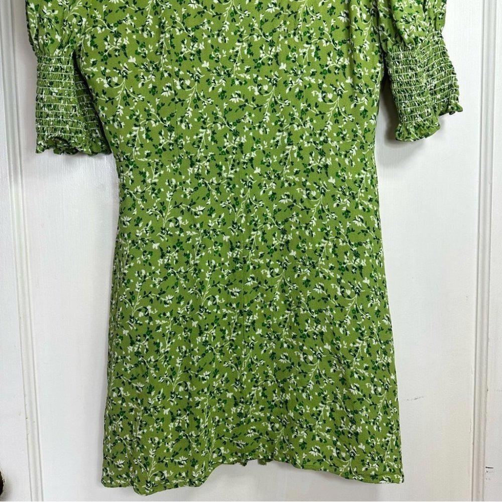 Reformation Green Floral Mini Dress - Picture 10 of 11